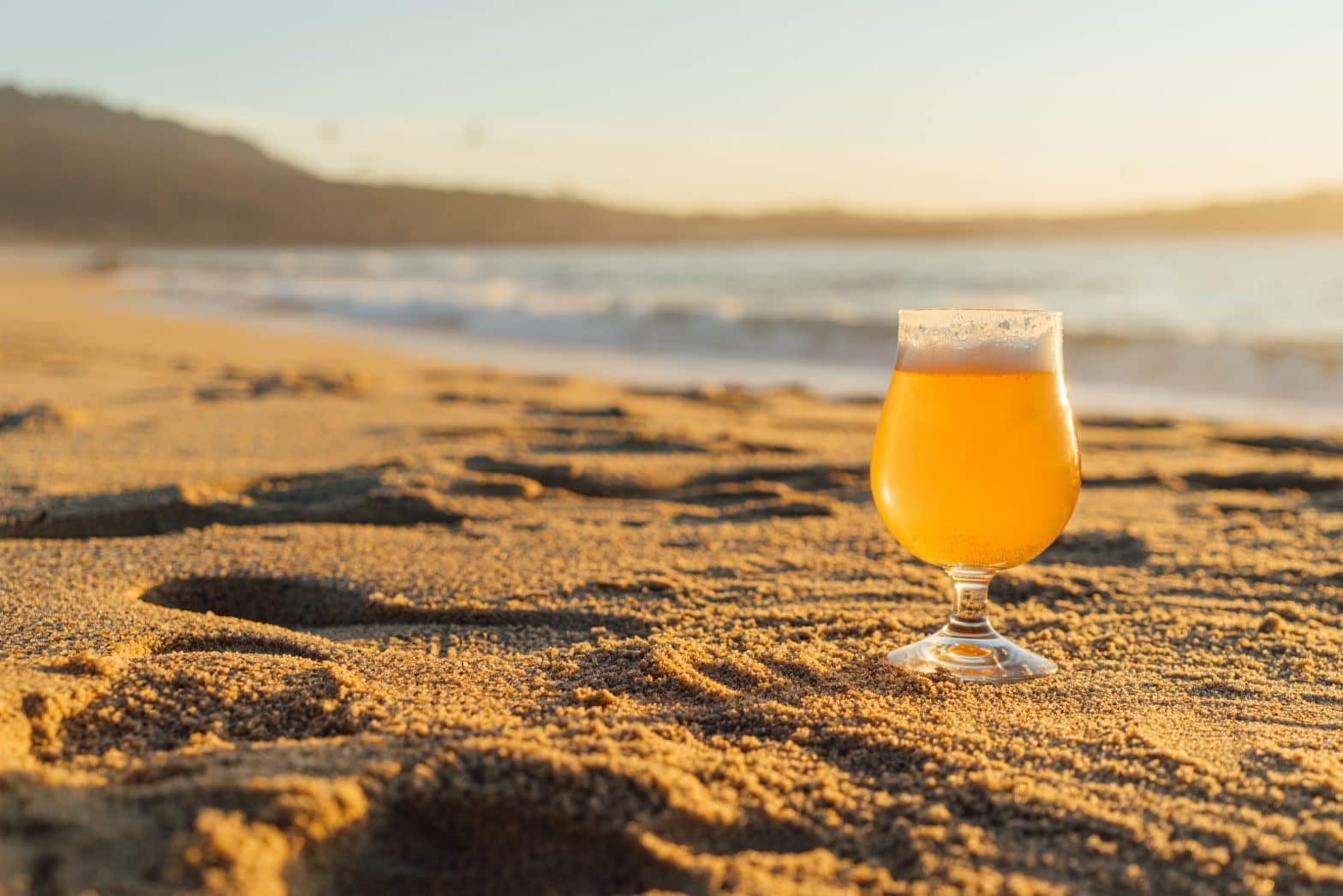 beer on beach